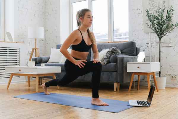 Woman exercising confidently after femiwand treatment Hertford